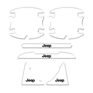 Adesivo Protetor De Maçaneta Jeep Renegade, Compass Resinado Transparente