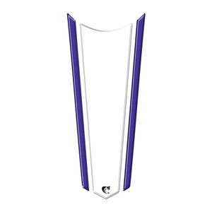 Adesivo Faixa Gravata Resinado Tanque Moto Honda Transparente Branco