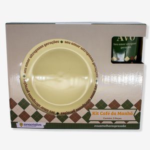 Kit Alimentação Avô Xadrez Zonacriativa
