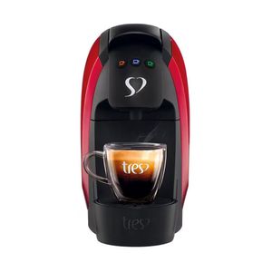 Máquina De Café Espresso 3 Corações Luna Automática 600ml Vermelho 220V