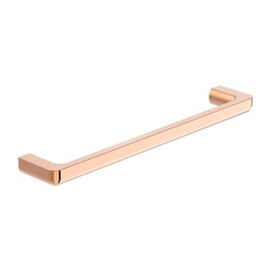 Kit Com 2 Toalheiro De Barra 450 Mm Tempo Design Sofisticado Rosé Gold