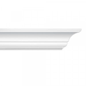 Kit Com 10 Barras Roda Teto Perfil De Poliestireno As Homestar 20m Branco