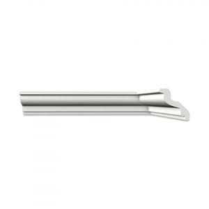 Kit Com 10 Barras Roda Teto M100 Perfil De Poliestireno Homestar 20m Branco