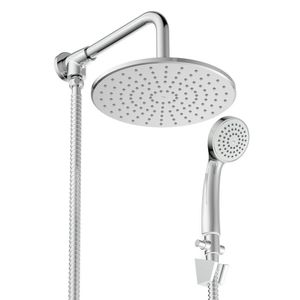 Chuveiro 22cm Com Desviador E Ducha Manual Life Cromado