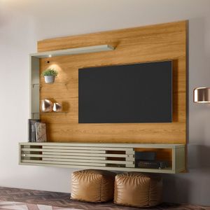 Painel Para Tv Até 50 Polegadas 2 Portas Frizz Select Cumaru Opala