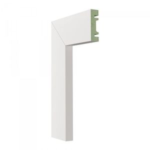 Kit Com 40 Barras Guarnição Mdf 501 Moldufama 15mmx5cm Metro Linear 96m Branco