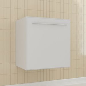 Balcão Para Cozinha Fit 60 Com Tulha Sem Tampo Branco