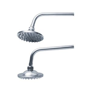 Kit 3 Chuveiros Redondo Articulável Metal Cromado Luxo Civitt Cinza