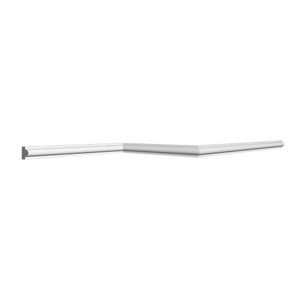 Kit Com 20 Barras Roda Meio I20 Perfil De Poliestireno 40m Branco