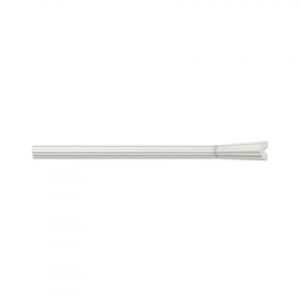 Kit Com 20 Barras Roda Meio L40 Perfil De Poliestireno Homestar 40m Branco