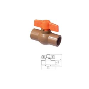 Kit 3 Registros Esfera 20mm Cartela Civitt Marrom