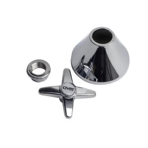Kit 2 Acabamentos Metal C23 Registro 1-2 E 3-4 Universal Inox