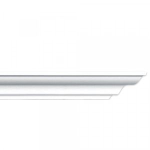 Kit Com 15 Barras Roda Teto Perfil De Poliestireno M50 Homestar 30m Branco