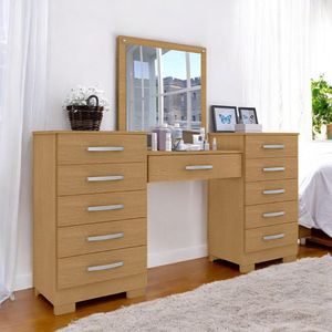 Conjunto Para Quarto De Cômodas E Penteadeira Floratta Naturalle