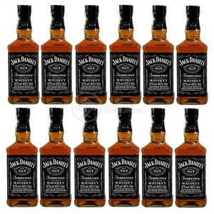 Kit 12 Whisky Jack Daniel's Old No.1 Original 375ml Uísque
