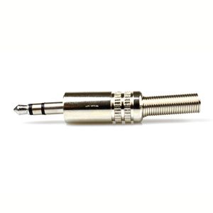 Plug P2 Stereo Evus Metal Com Mola Niquel Macho C-070