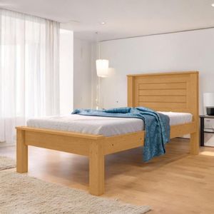 Cama Solteiro Confortável E Moderna Luz Naturalle