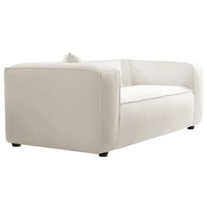 Poltrona Decorativa Cecília Bouclé Adj Decor Branco