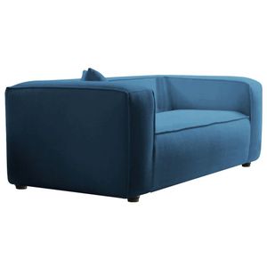 Poltrona Decorativa Cecília Linho Adj Decor Azul Royal