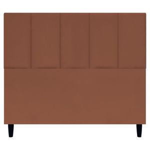 Cabeceira Decorativa Classic Para Cama De Casal 140 Cm Suede Terracota Suede