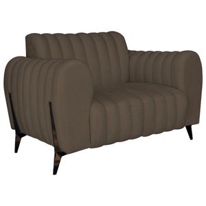 Poltrona Decorativa Zurique Suede Marrom