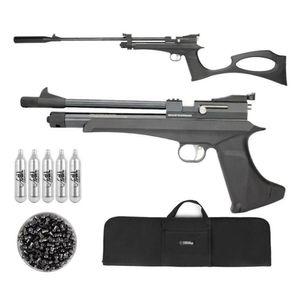 Carabina Pressão Co2 Cp2 Hibrida Artemis 5,5 Capa +co2Chumbo