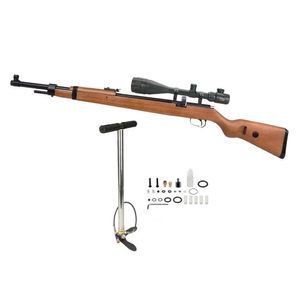 Carabina Pressão Pcp Mauser K98 4.5 Bomba+luneta 6-24x50