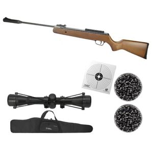 Carabina Pressão Black Hawk Wood Gr70kg 5.5 Kit Precisão