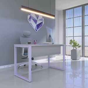 Mesa Madeira 1340 Cm X 600cm M134-60p25tub Cinza-lilás