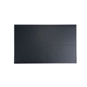 Lugar Americano Retangular Preto Pvc 45x30cm Cromus
