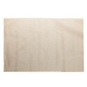 Jogo Americano Retangular Mesa Lugar Pvc Antiderrapante Flex Bege 45x30cm Lyor 1unidade