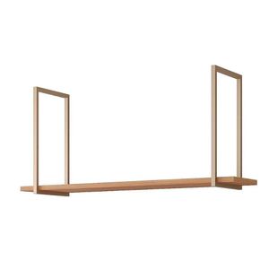 Prateleira Decorativa Sala Estar Suspensa Esplêndida 125cm Freijo Mgm