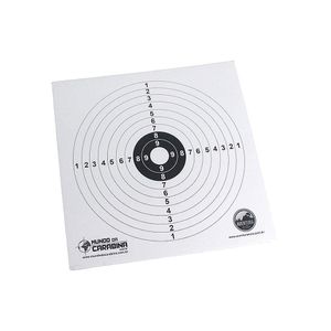 Alvo Descartável Carabinas Pistolas 17x17 Padrão Cbte 50und