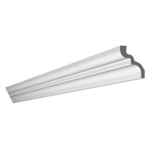 Kit Com 20 Barras Moldura De Teto Rodateto De Poliestireno M7 Metro Linear 40m Branco