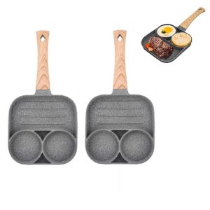 Frigideira Antiaderente Kit 2 Buracos Para Ovos 18cm - 4479389626839