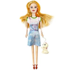 Boneca Princesa Cachorro Fofinho Pet Brinquedo Divertido Brincadeira