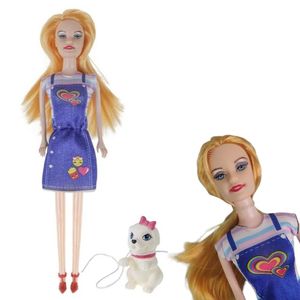 Boneca Cachorrinho Fofo Infantil Pet Princesa Brinquedo Divertido