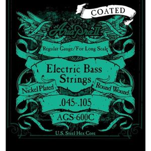 Encordoamento Para Baixo 4 Cordas Coated .045 Ags600c Aria Pro Ii