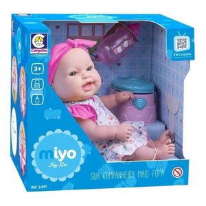 Boneca Reborn Miyo Faz Xixi Cotiplas
