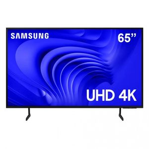 Smart TV Samsung 65" 4K Led Processador Crystal 4k Preto 65DU7700