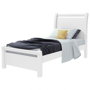 Cama Solteiro Reali - Lopas Branco