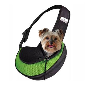 Mochila Bolsa Canguru Transversal Para Transporte De Pet Tamanho M Vermelho