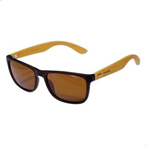 Óculos De Sol Masculino Linha Bambu Kallblack Moderno Leve