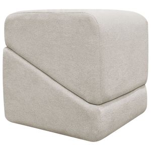 Puff Decorativo Para Sala Sense Persa Bouclé