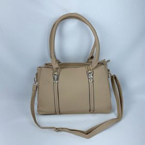 Bolsa De Ombro Tote Tranversal Grande Com Alça De Mão marfim