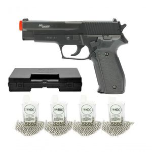 Pistola Pressão P226 Mola Slide Metal 4,5 Kit Cybergun