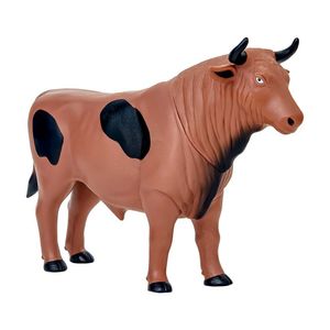 Figura De Vinil - New Farm Max - Touro Marrom - Adijomar