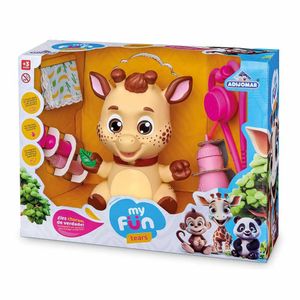 Figura - My Fun Tears Zoo - Mama E Chora - Girafinha - Adijomar