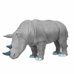 Figura De Vinil Safari áfrica Rinoceronte Adijomar