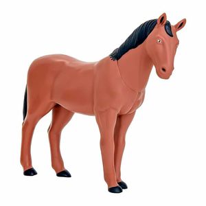 Figura De Vinil New Farm Max Cavalo Marrom Adijomar